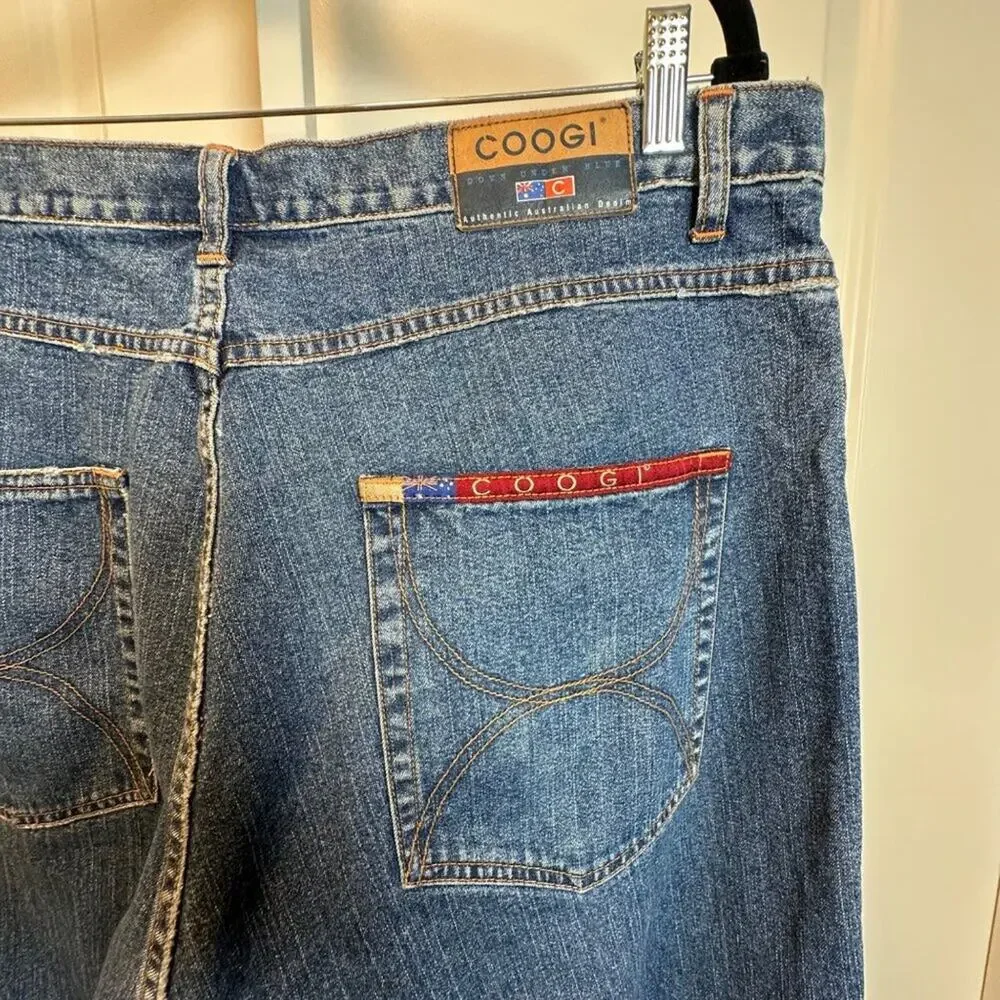Vintage 90s Coogi Australia Men Straight Fit Jean Blue Denim Size 40 100% Cotton - Picture 3 of 9